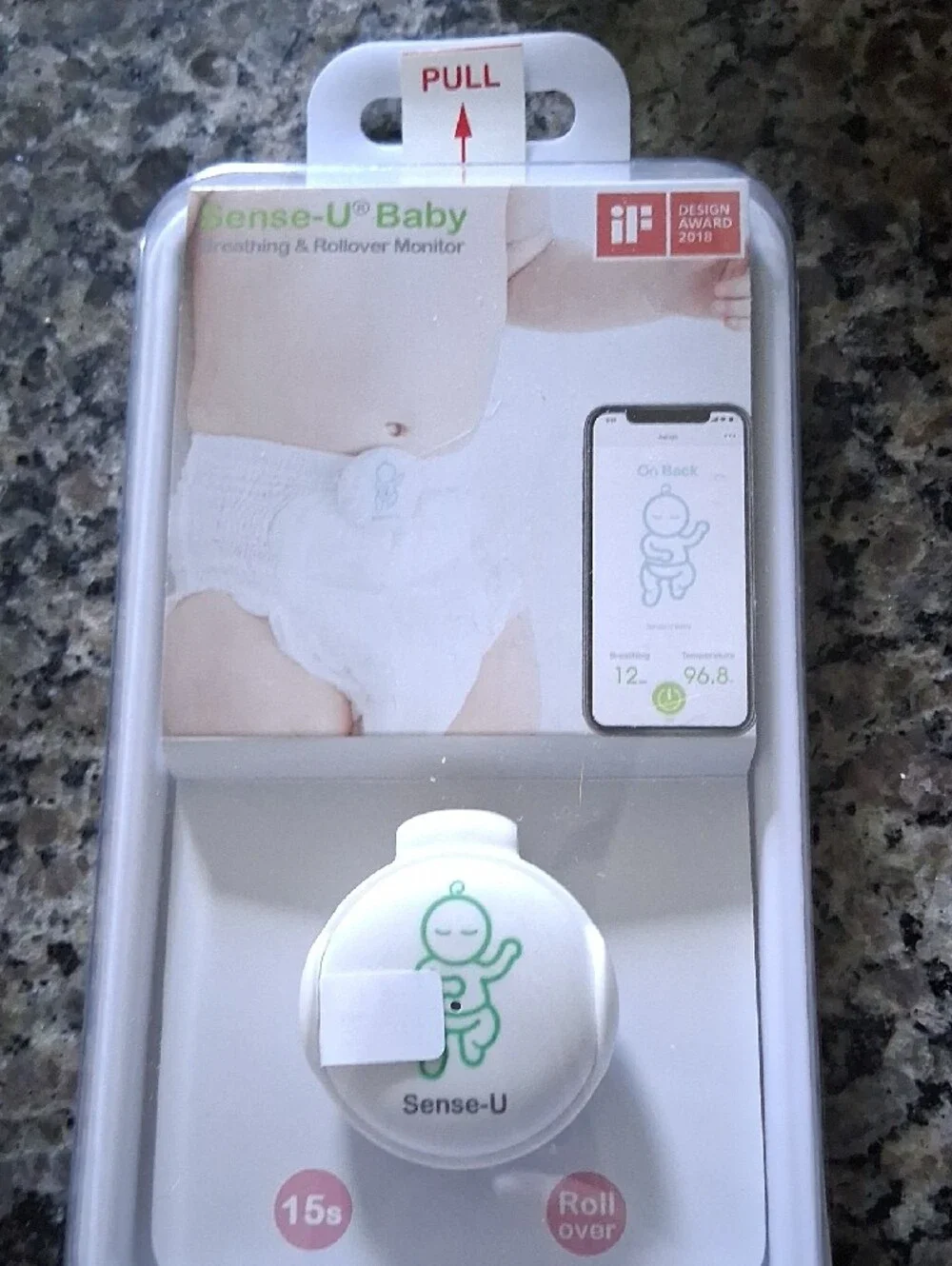 Baby Never Opened Breathing & Rollover Monitor for Kids